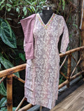 Cotton Lavender Kurta