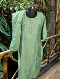 Bombay Rayon Green Kurtha