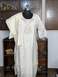 Cream With Beadwork