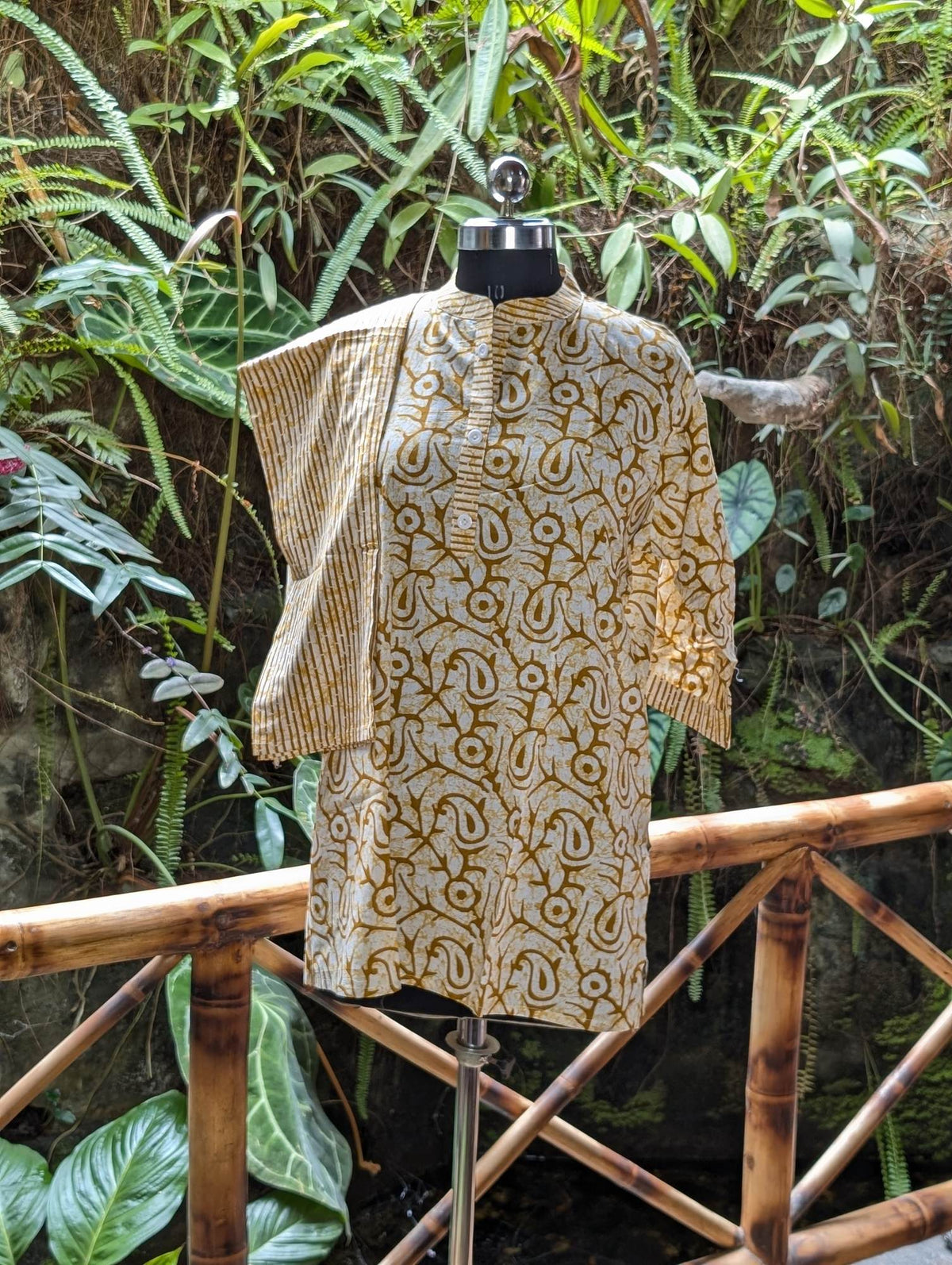 Mustard Yellow &Cream Cordset
