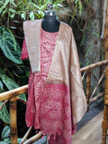Semi Tasar Pink 3Pcs