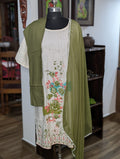 Viscose Cream And Green