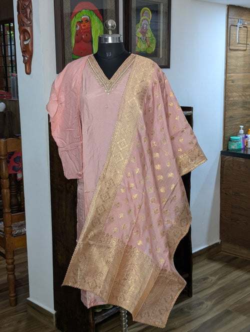 3Pcs Roman Silk Kurti
