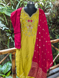 Romansilk Mehndhigreen