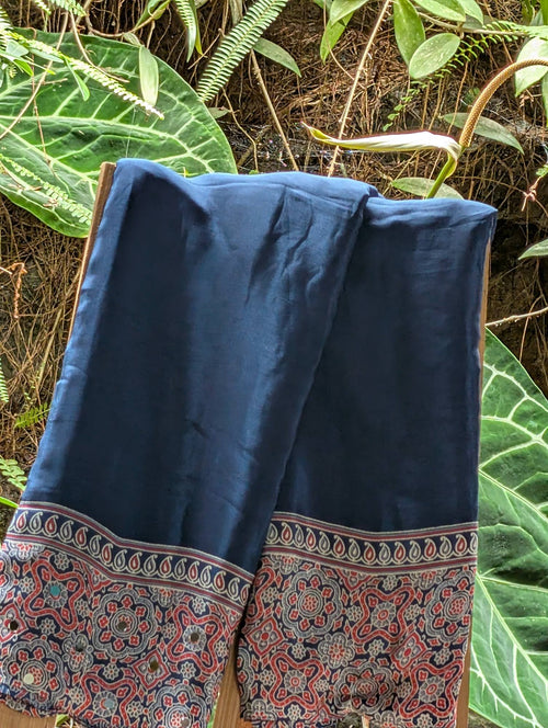 Ajrak Saree