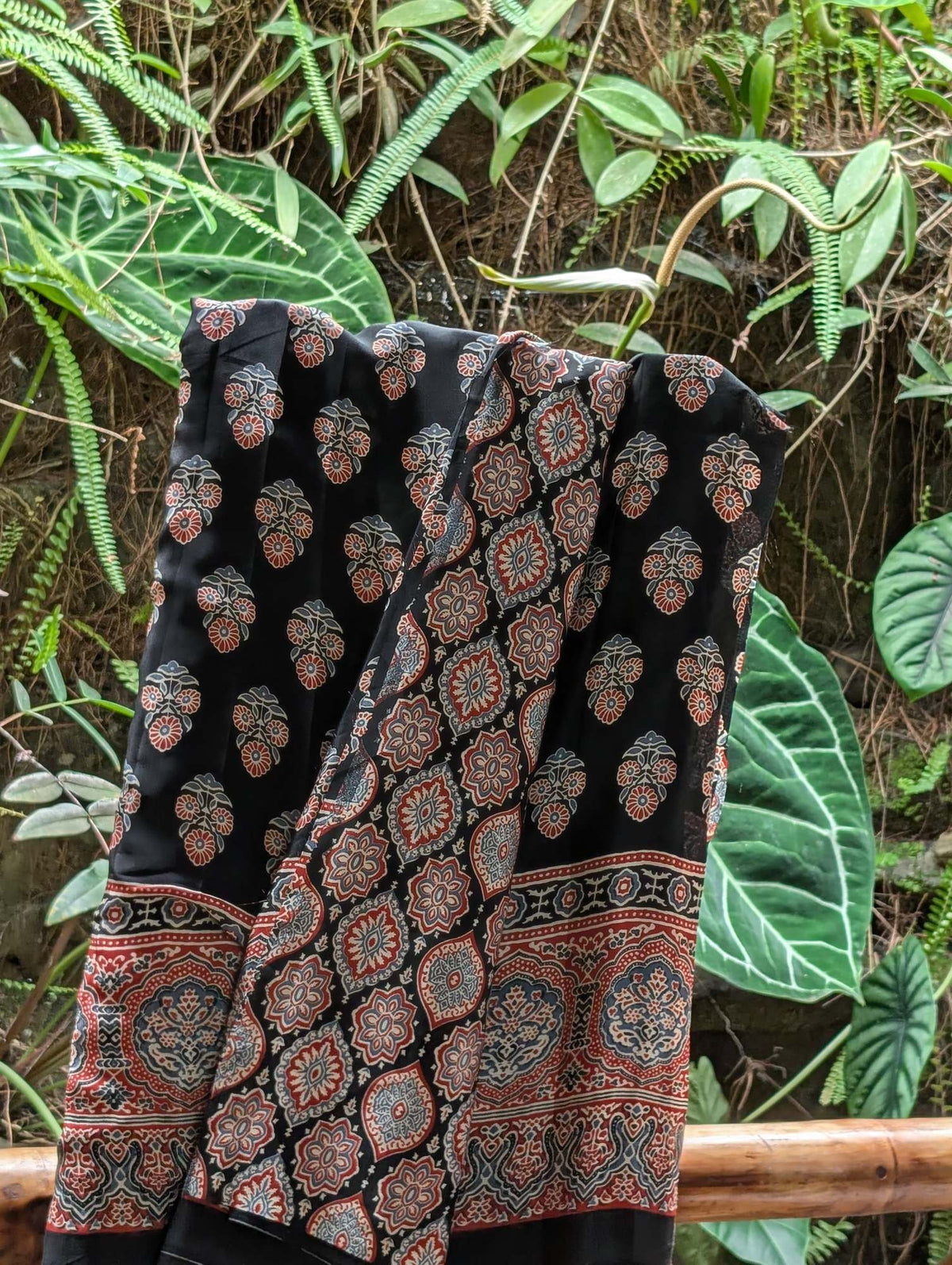 Ajrak Saree