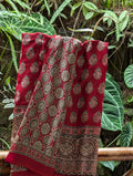 Ajrak Saree