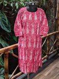 Cotton Pink And White Kurta