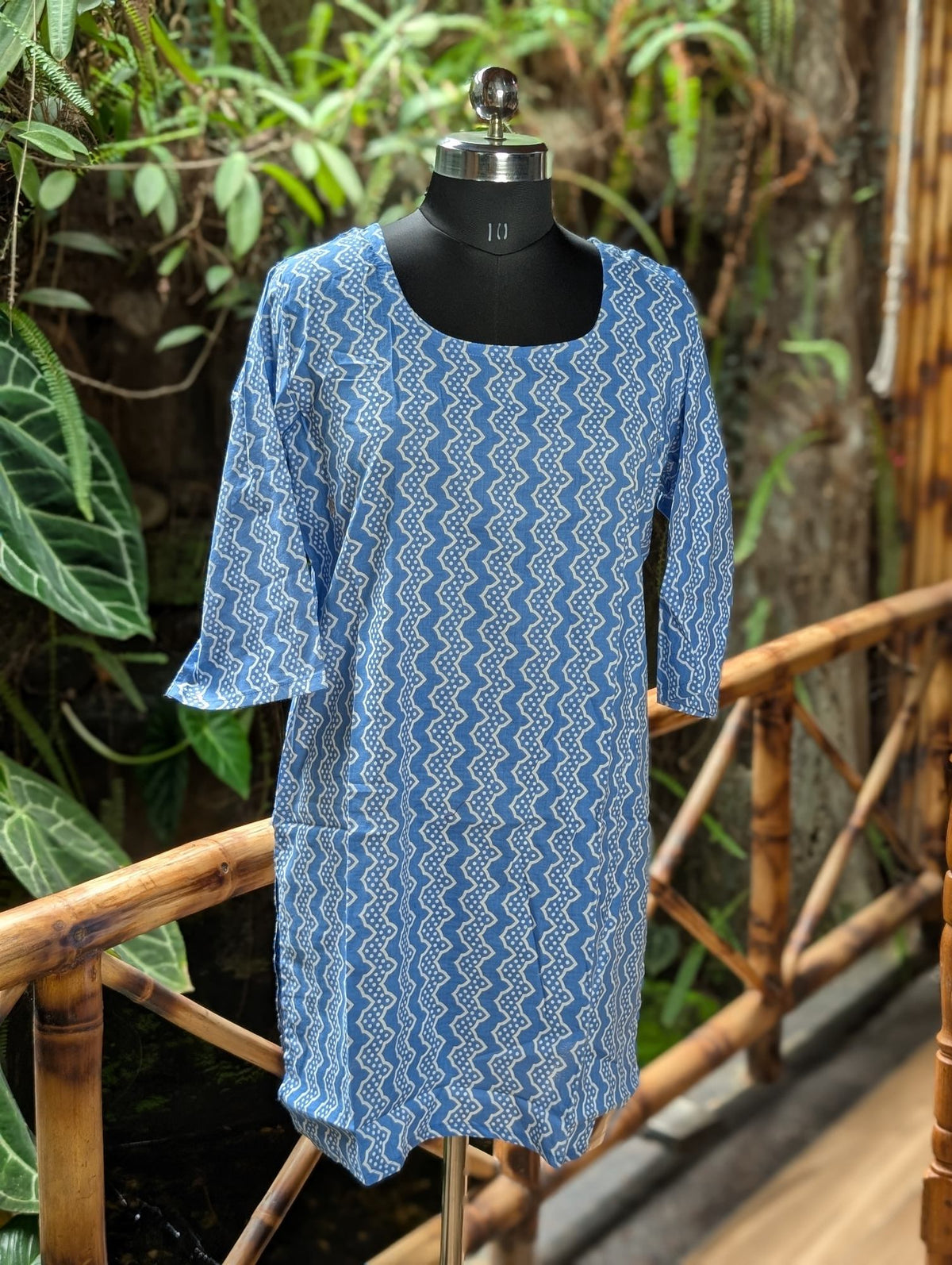 Light Blue Cotton Kurta