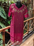 Kota Cotton Majenta Kurta