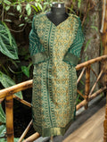 Chanderi Silk Green Kurta