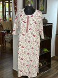 Bombay Rayon White Kurta With Beads Work