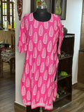 Cotton Pink&White With Bagruprint