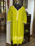 Cotton Parrotgreen With Lacework