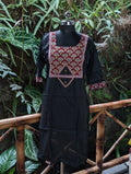 Cottonblack&Maroon Kurti