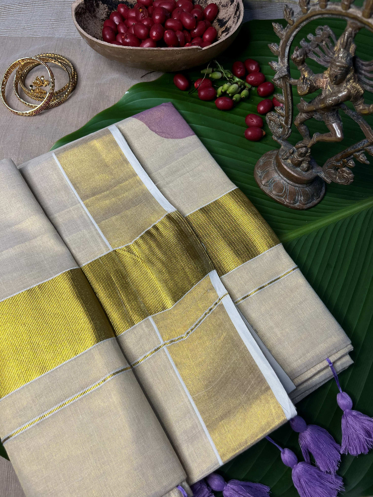 LILAC TISSUE SETSAREE
