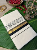 BLACK FLORAL SETSAREE