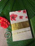 RED FLORAL SETSAREE