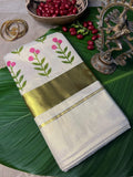 PINK FLORAL TISSUE SETSAREE