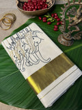GOLDEN ELEPHANT THREADWORK SETSAREE