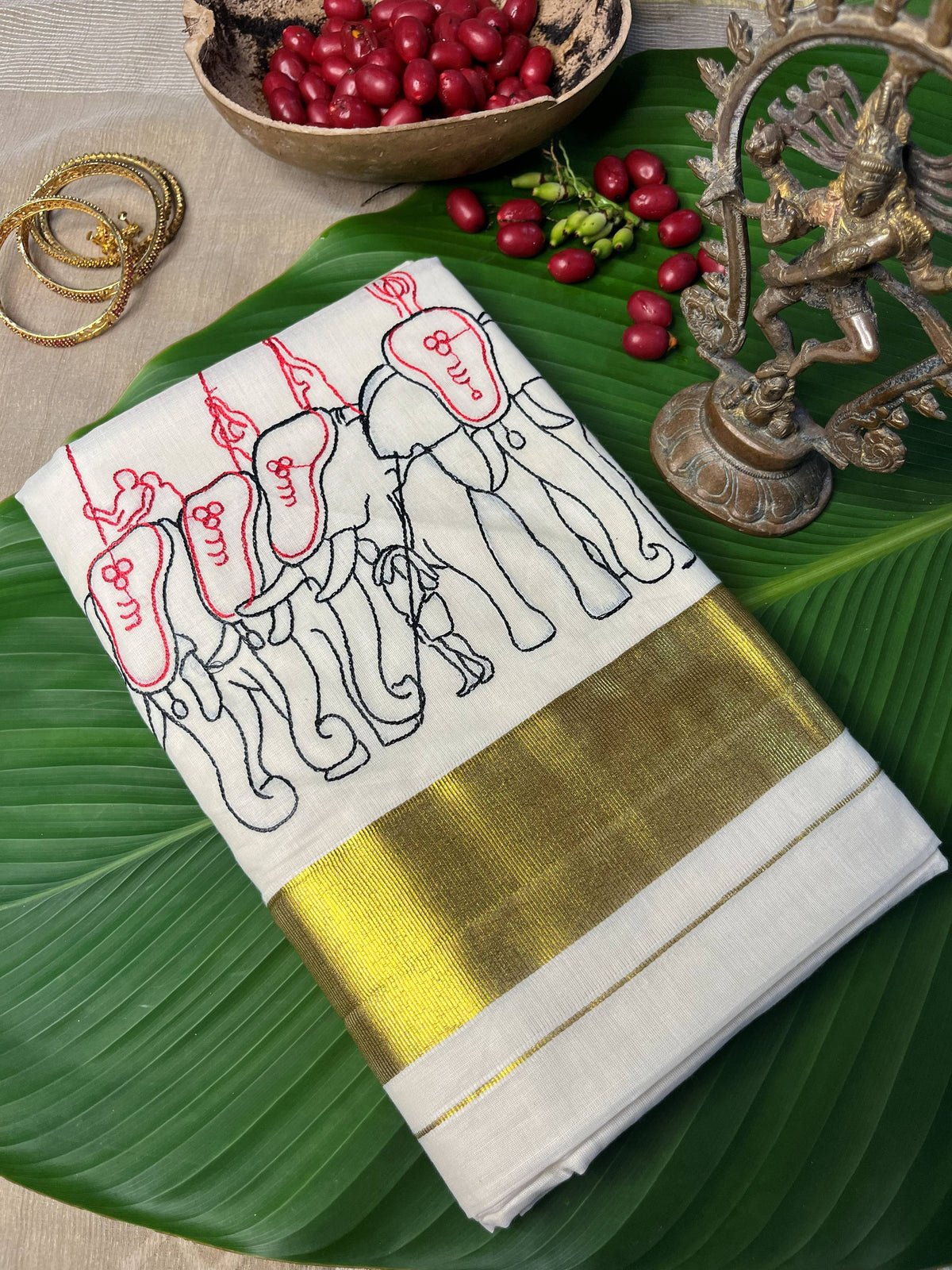 ELEPHANT THREADWORK SETSAREE