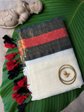 BLACK & RED KANCHI WEAVE