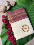 MAROON KANCHI WEAVE