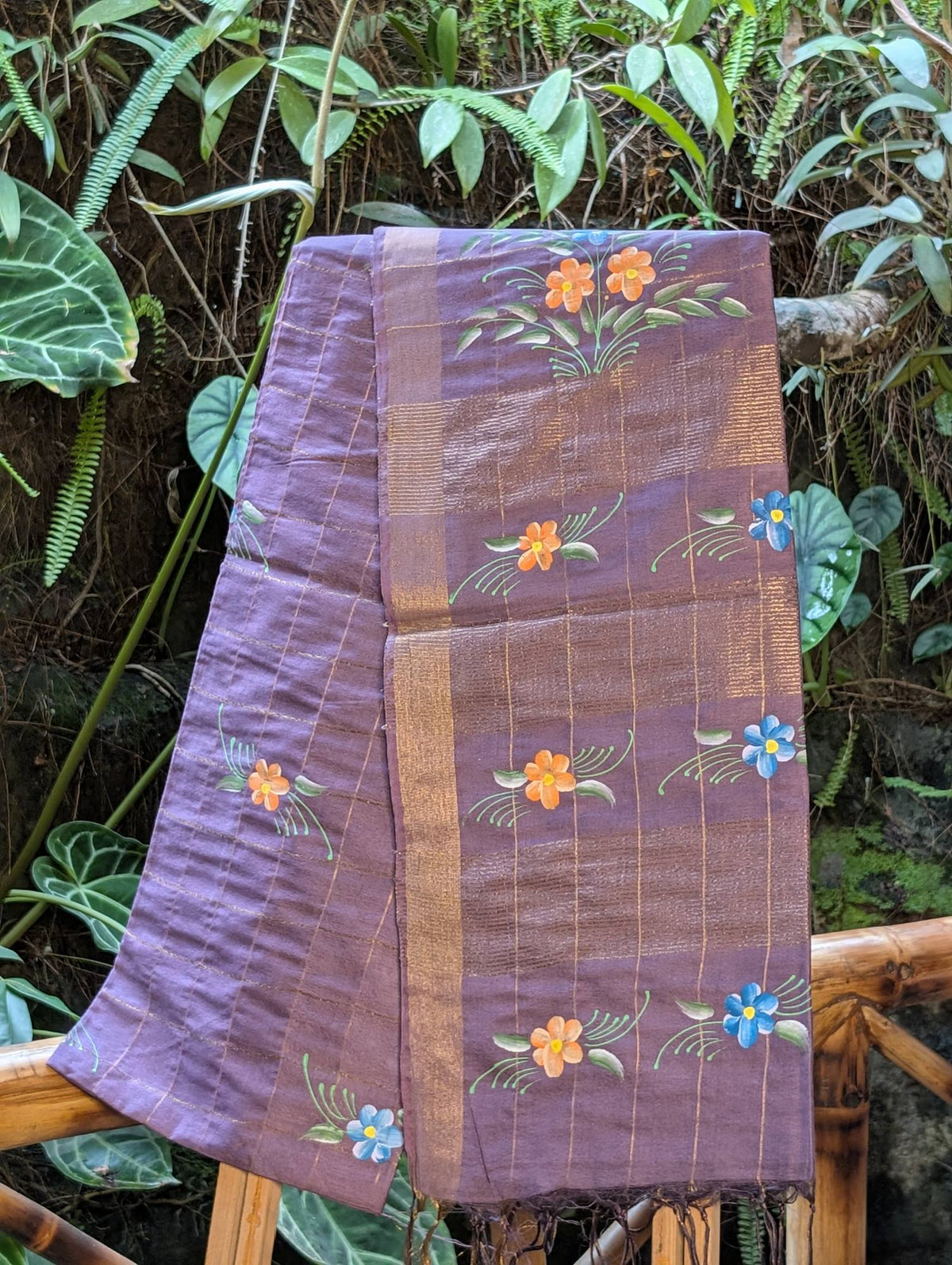 Painted Soft Tussar