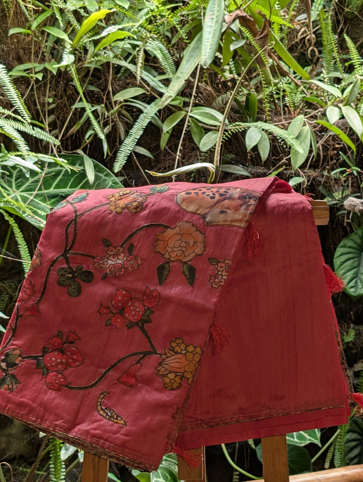 Tussar Applique