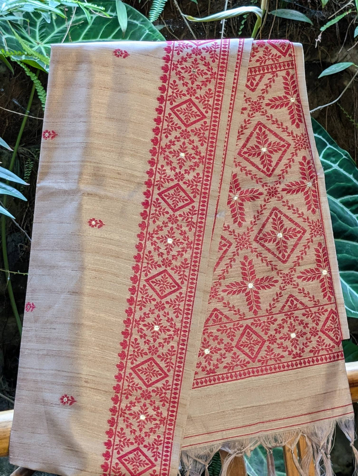 Tussar Embroidery