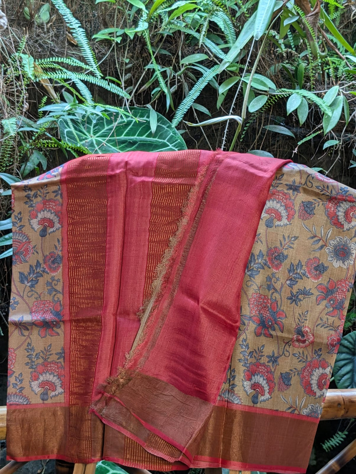 Pure Tussar Silk Saree
